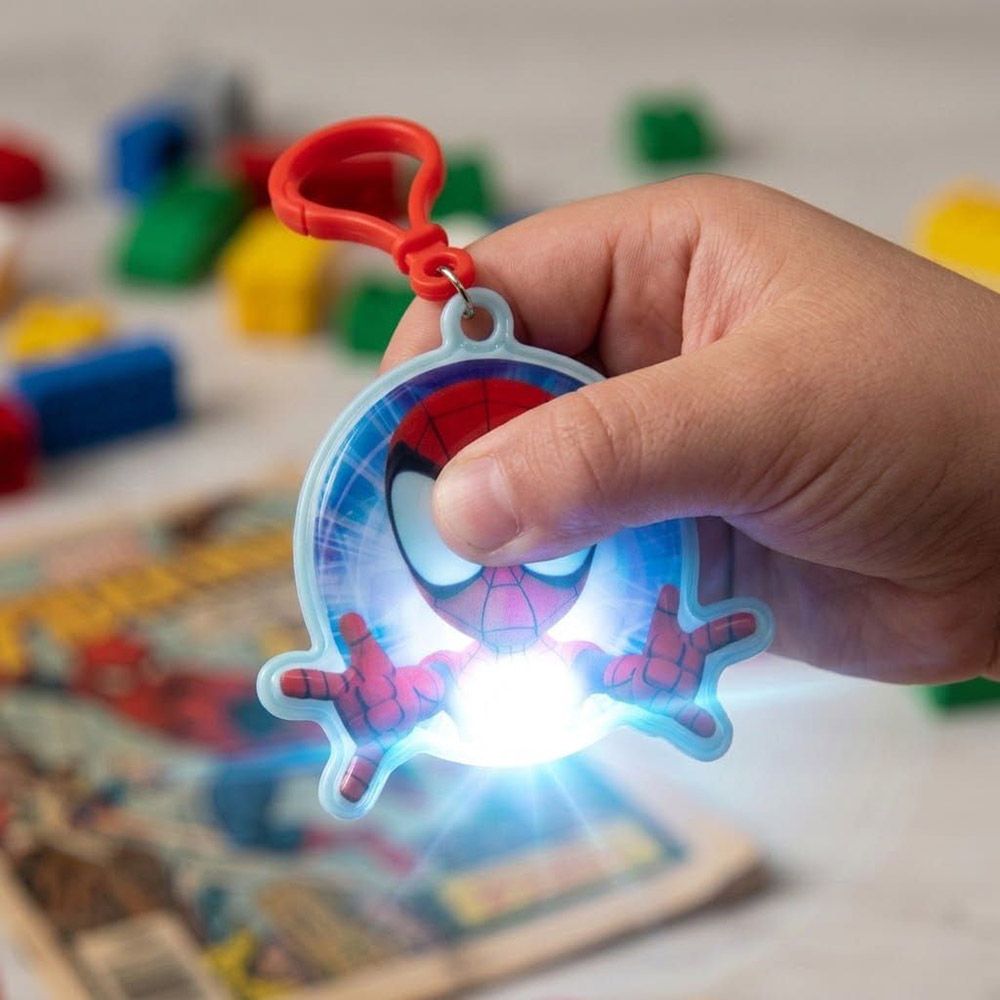 Keyring with Light MARVEL SPIDEY and His Amazing Friends Glow Webs
