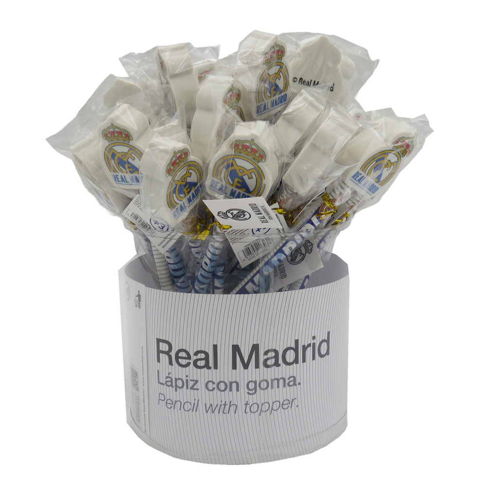 Μολύβι με Σβήστρα Σταντ 36 τεμάχια REAL MADRID FC