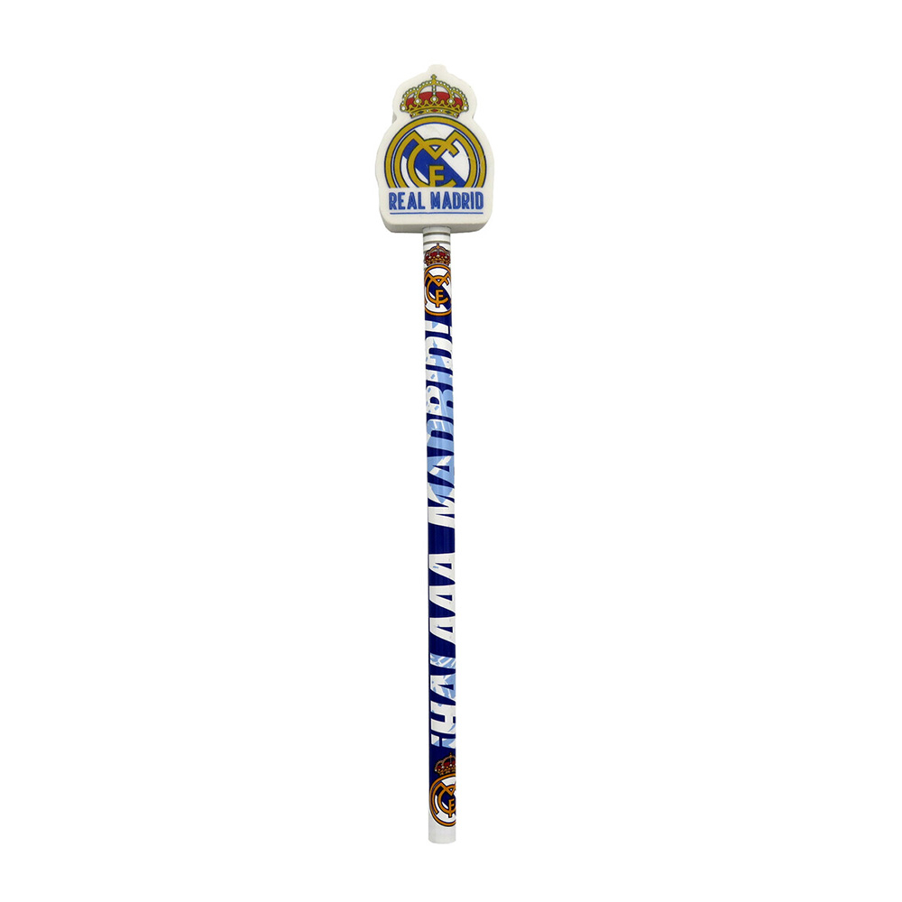 Μολύβι με Σβήστρα Σταντ 36 τεμάχια REAL MADRID FC
