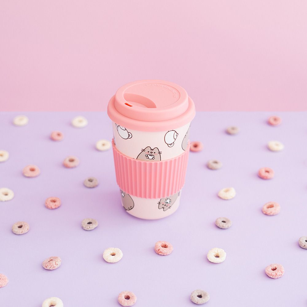 Κεραμική Κούπα Ταξιδιού 400ml με Καπάκι PUSHEEN Moments Collection