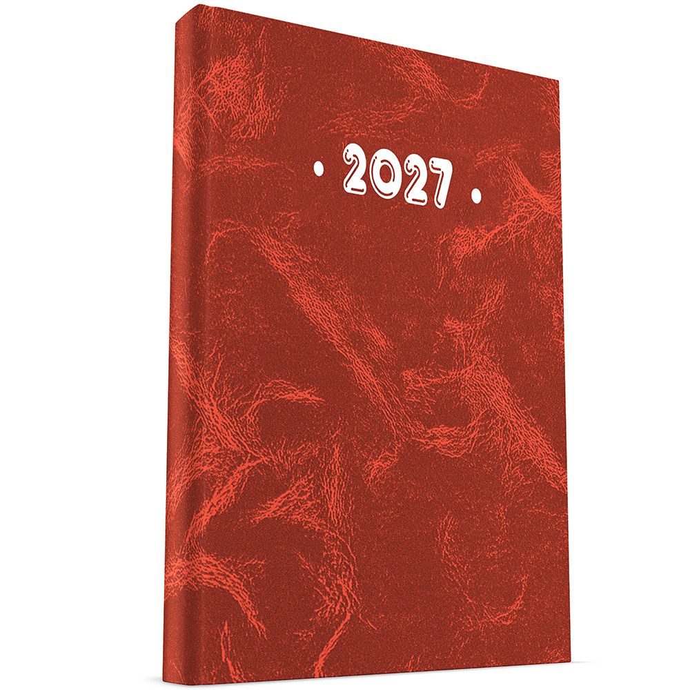 Daily Calendar PEGASUS 2027 21Χ29 Marble Red