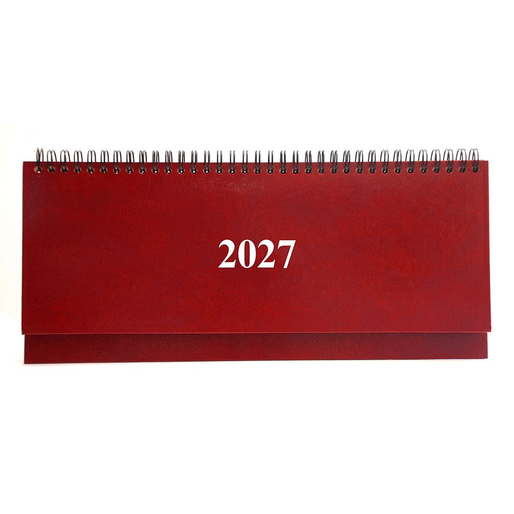 Πλάνο Εβδομαδιαίο 2027 30Χ13 Σπιράλ Κόκκινο
