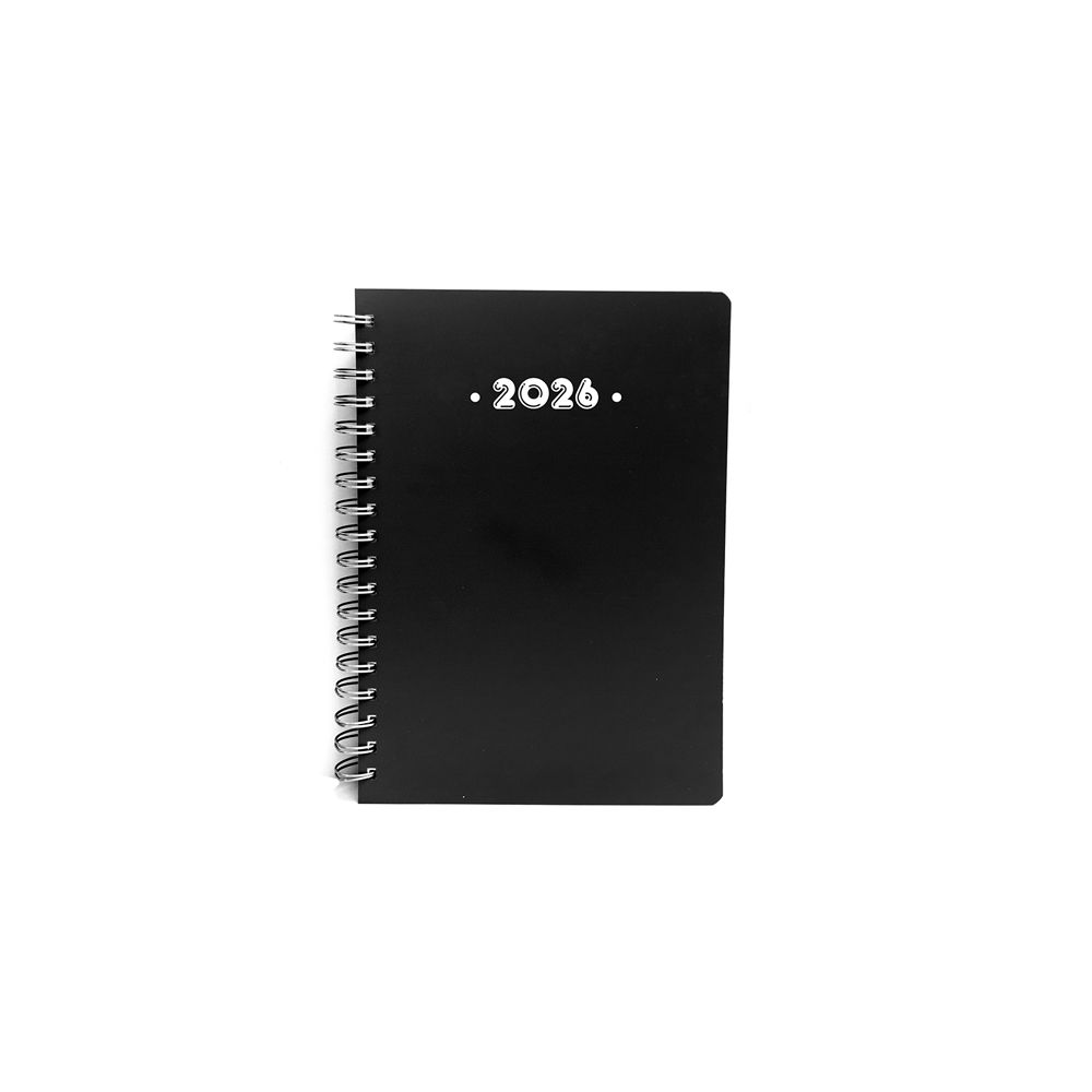 Daily Calendar PP 2026 Spiral 10Χ14 Black