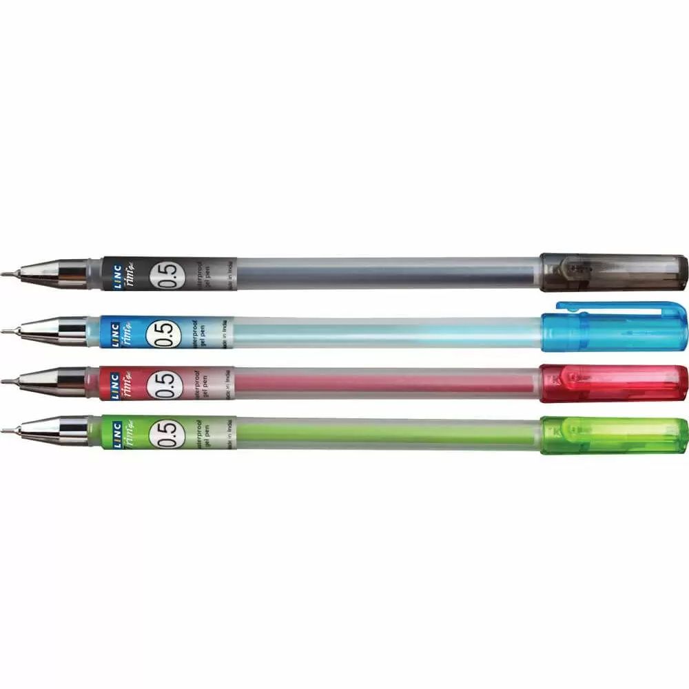 Gel pen LINC TRIM/OCEAN - blue, box 12pcs